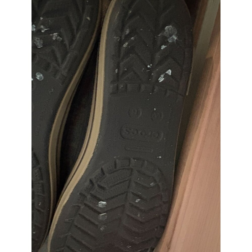 Ladies Crocs Flat Ballerina Crocband Slip-On Casual Flats Brown Size 6 - Picture 9 of 10